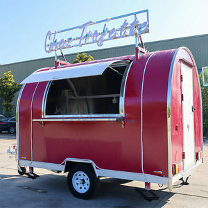Remolque de Comida Pequeño CAMPTRL, Camioneta de Helados Eléctrica, Camión de Comida Móvil, Carrito de Comida para Snacks y Hamburguesas - Product Image 3