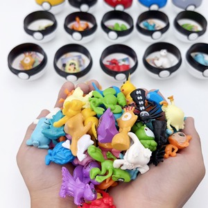 Boules Poké Ball de 5 cm avec figurines de 2,5 à 3 cm, jouets créatifs, boules Poké Ball pour enfants, fans, objets de collection, tendance, cadeau de Noël - Product Image 2