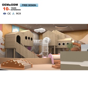 Equipo de Juegos Interior Colorido con Casa de Juegos Suave, Piscina de Pelotas y Gran Tobogán para la Diversión de los Niños - Product Image 4