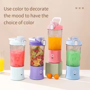 Portable Mini 600ml <strong>Juicer</strong> Machine Travel <strong>Blender</strong> Cup with 6 Blades USB Power Source <strong>Ice</strong> <strong>Crusher</strong> <strong>Juicer</strong> Bottle - Product Image 3