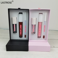 Kit Lèvres 4-en-1 en Gros : Crayon à Lèvres, Taille-Crayon, Rouge à Lèvres Liquide Mat et Gloss Brillant – Boîte d'Emballage Personnalisable pour Marque Privée