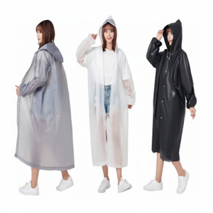 Impermeabile impermeabile per adulti EVA Unisex per giorni di pioggia pratica attrezzatura da pioggia - Product Image 1