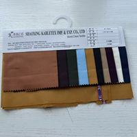 Tissu pour costume T/R uni teint en masse viscose/polyester avec lisière anglaise fantaisie pour vêtements de travail
