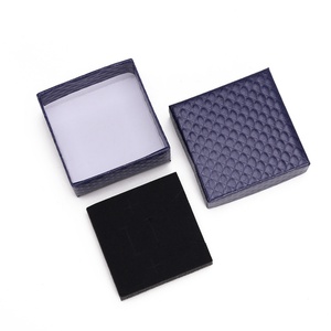 Simple Gift Jewelry Packaging <b>Paper</b> <b>Box</b> Earring Necklace <b>Storage</b> case Black <b>Paper</b> Jewelry <b>Box</b> Personalized Custom logo - Product Image 5