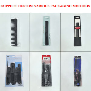 Vendita calda pettine antistatico con pettine a coda di topo in ABS salone parrucchiera pettine per capelli con Logo personalizzato in carbonio - Product Image 5