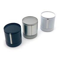 Vente en gros d'usine de boîte de conserve ronde hermétique pour bonbons thé chimique poudre de café boîte de conserve Matcha avec couvercle à vis