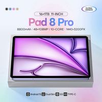 Tablet PC Wifi 10 Inci Dengan Keyboard dan Pena Android 12.0 16GB+1TB Tablet Android Layar Sentuh Tablet Gambar untuk Sekolah