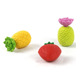 Bán Buôn Soododo Động Vật Đầy Màu Sắc Ếch Dứa Dâu Tây Chuột Hình Topper Linh Hoạt Tẩy Cho Trẻ Em - Product Image 6