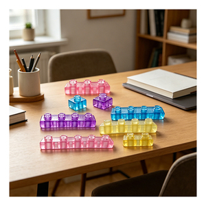 Bloques de Construcción Suaves y Elásticos, Juego Sensorial de Construcción, Aprendizaje Temprano, Juguete Educativo de TPE, 40 Piezas, Tema de Ciencia Ficción - Product Image 5