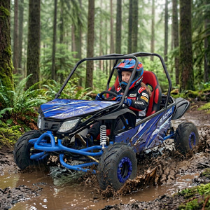 Karting électrique tout-terrain 2 places, 500W de puissance, certifié CE, roues en aluminium, transmission par arbre, vitesse maximale de 35 km/h - Fiable - Product Image 2