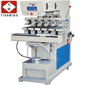 Semi-automatic six color pad <b>printer</b> with shuttle - Product Image 1
