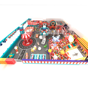 Customized Popular Kids Games Rotating Slide <b>Entertainment</b> Sets Children Indoor Playground Equipment Ball Pit Plastic High - Product Image 4