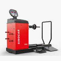 Équilibreuse de roues de camion CHENT CH-CB460B certifiée CE, capacité 200 kg, précision 1 g, vitesse d'équilibrage 200 tr/min, 0,55 kW