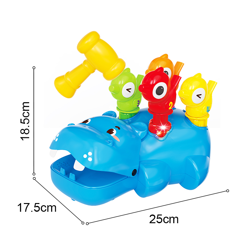Fivestar Unisex Educational Plastic Hippo Toy - Fun & Learning