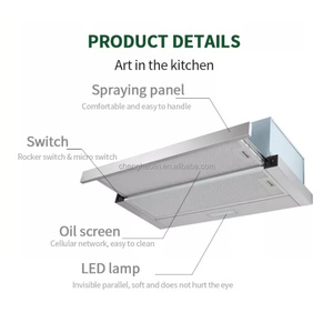 Mini <span class=keywords><strong>Campana</strong></span> <span class=keywords><strong>Extractora</strong></span> Telescópica de Acero Inoxidable Integrada en el Mueble de Cocina, <span class=keywords><strong>Campana</strong></span> de Cocina Inteligente - Product Image 6