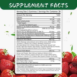 Gomitas de Magnesio y Potasio de Marca Propia 500MG, Bisglicinato de Magnesio, Apoyo para Músculos, Articulaciones y Huesos, Mejora el Estado de Ánimo y la Calidad del Sueño - Product Image 2