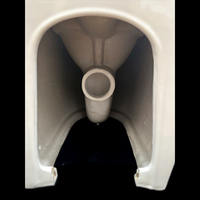 Toilettes sanitaires en céramique deux pièces de style européen moderne à double chasse pour villas modernes Produit certifié