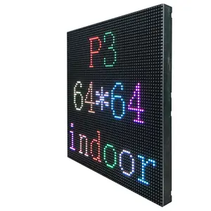 Modul tampilan LED 64x64 Dot Matrix P3 SMD 2121 layar Modul