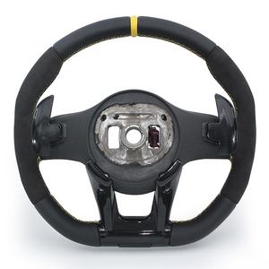 Volant en cuir Alcantara personnalisé pour <span class=keywords><strong>Mercedes</strong></span> Benz W167 W204 W222 C300 E300 <span class=keywords><strong>GLA</strong></span> GLE 2016 - Product Image 3
