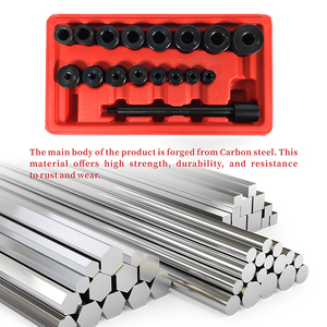 Kit d'outils d'alignement d'<span class=keywords><strong>embrayage</strong></span> <span class=keywords><strong>universel</strong></span> pour roulement de pilote de voiture 17 pièces en plastique et acier - Product Image 5