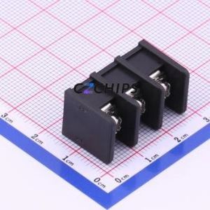 WJ35S-B-8.25-3P Barrier Terminal Block Through hole Component (THT),P=8.25mm Connector Two Sides 8.25mm 1x3P Straight Pin - Product Image 1