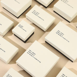 Caja de Joyería Rectangular Personalizada con Tapa Cielo y Tierra, Forro de Gamuza, Embalaje de Papel Reciclable, Tamaño y Color Personalizables, Moderna - Product Image 4