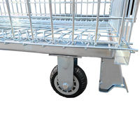 Nouvelles roues à palettes en maille Depotfit pour une manioplage facile, un stockage efficace en entrepôt et un transport de marchandises pour la logistique, idéales pour les restaurants.