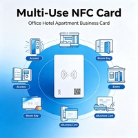 Großhandel ISO-Modell Bedruckbare Leere NFC PVC-Karten 13,56MHz mit Chips 213/215/216 Wasserdicht für Geschäfts- und Sozialkommunikation