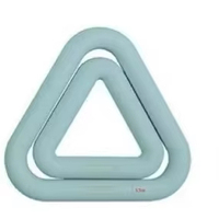 Haltère triangulaire en fer pour squats, appareil d'entraînement aux poids libres, haltère de musculation, pratique de Pilates et de fitness