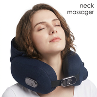 Olyi Coussin de massage électrique Shiatsu pour le cou, gonflable, portable, avec lumière rouge chauffante, capuche détachable, boucle, OEM CE
