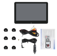 Lecteur de divertissement pour siège arrière de voiture ultra-mince de 10.1 pouces moniteur à écran tactile de voiture USB SD Portable universel Headrerst MP5 Player