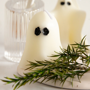 Velas Aromáticas con Forma de Fantasma Blancas para Regalo, Decoración de Halloween para el Hogar, Velas para Fiestas, Decoración de Mesa para Dormitorio - Product Image 5