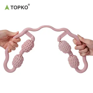TOPKO Lager hochwertige Muskelentspannung Fußmassage vier Räder kreisförmiger Schaumwellen