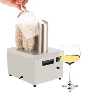 Glass Polisher Commercial Hot Sale Automatic Glass Washing Machine 1350W Cup Dryer Machine 330Bar Wine Glass Polisher