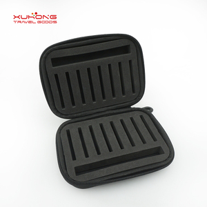 Sac de pêche Xuhong en EVA rigide noir, étui pour canne à pêche imperméable, boîte de rangement portable pour équipement, sangle d'épaule réglable, voyage - Product Image 2