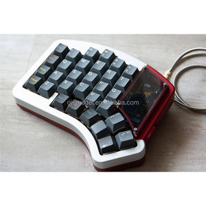 Caja de teclado mecánico Placa de peso Personalizado OEM Anodizado E-coating elora_ocl Mecanizado CNC Mini teclados de aluminio de Gaojie - Product Image 2