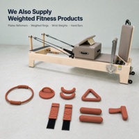 Accessoires pour salles de sport commerciales, ensembles de fitness, studio de yoga, entraînement classique, Reformer Pilates en bois d'érable