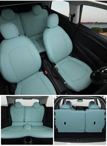 Pour BMW <span class=keywords><strong>Mini</strong></span> cuivre COUNTRYMAN CLUBMAN Cabriolet luxe en cuir Nappa ajustement personnalisé housses de siège Kits intérieurs - Product Image 4