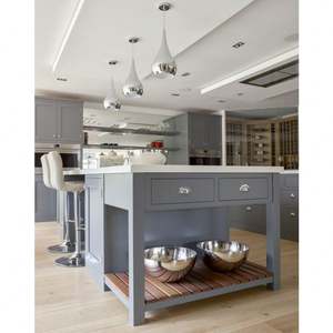 Muebles de Cocina Modulares Lacados con Diseño Moderno y Completo, Estilo Shaker Blanco, Precio de Fábrica - Product Image 5