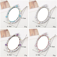 Coque indésirable résine miroir diamant perle fleur lentille coeur amour coque de téléphone accessoires de téléphone breloques sabot chaussures décorations