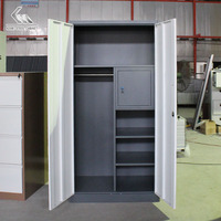 Armoire à meubles en métal multicolore, casier en acier pour l'école, dortoir, bureau, armoire à vêtements, vente en gros