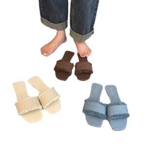 Women's Retro Flat <b>Flip</b> <b>Flops</b> Summer Outdoor Wear New Soft Sole Beach Sandals Casual Comfort <b>Slippers</b> - Product Image 5