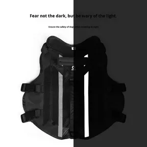 国境を越えた新しい犬用タクティカルハーネス、オックスフォード生地、高反射、柔らかく快適なペットハーネス、在庫あり、卸売 - Product Image 5