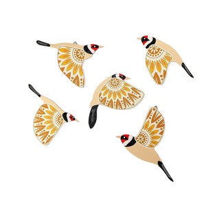 Décoration murale en bois en forme d'oiseaux, plusieurs pièces, décoration rustique pour la maison, cadeau - Product Image 5