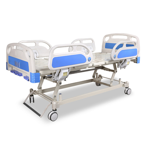 HOCHEY MEDICAL <span class=keywords><strong>Lit</strong></span> médical manuel avec barrières de sécurité en ABS doté de trois fonctions, à <span class=keywords><strong>un</strong></span> <span class=keywords><strong>prix</strong></span> abordable. - Product Image 1