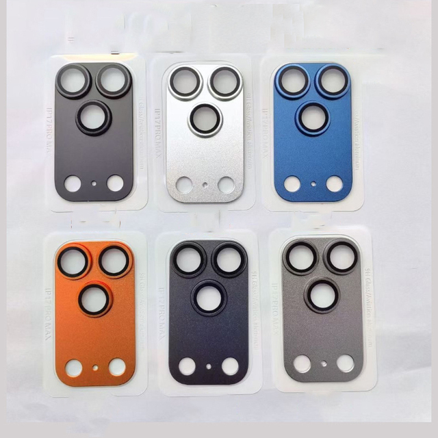 Matte Metal Frosted CD Texture 9H Tempered Glass Camera Lens Protector Shockproof Design for iPhone Air 17 Pro Max