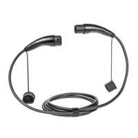 Nuevo Cable de Extensión Sixpence Estándar Europeo Tipo 2 de 32A y 5M, Cargador Rápido Trifásico de 22KW IEC62196-2, Longitud Personalizada, Logotipo Personalizado, 1 Año de Garantía