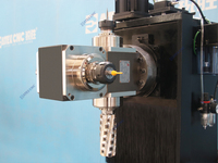 Ventes directes d'usine CNC tour à bois Machine cinq axes 7-en-1 alimentation automatique CNC tour à bois pour pieds de chaise de bureau