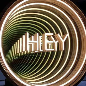 Nhà máy mới được tùy chỉnh phong cách độc đáo Led âm nhạc nhịp điệu thay đổi hiệu ứng ánh sáng đèn Neon cho thanh sử dụng - Product Image 6