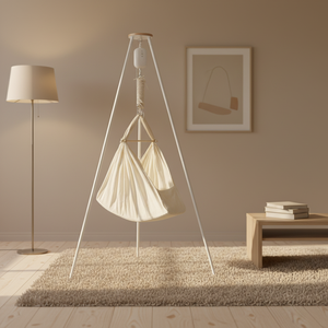 <span class=keywords><strong>Hamaca</strong></span> Eléctrica para Bebé con Soporte y Motor Silencioso, Cuna Automática de Estilo Europeo para Uso en Exteriores y Sala de Estar - Product Image 1